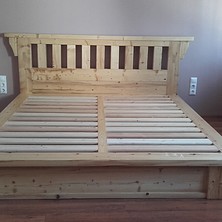 fenyő ágy (1)          használt gerendából 