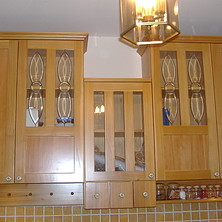 Ólomüveges konyha felső