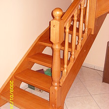 pácolt kőris lépcső (2)