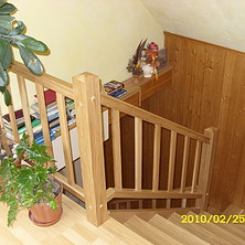tölgyfalépcső beépítéssel (4)